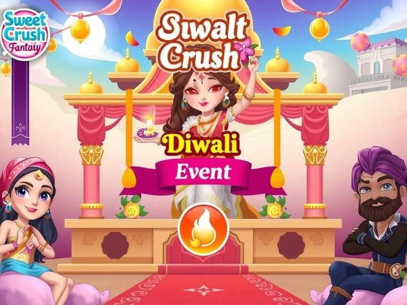 Sweet Crush Fantasy Game Screenshot